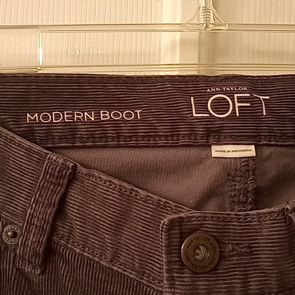 Gray corduroy Ann Taylor loft - Picture 2 of 6
